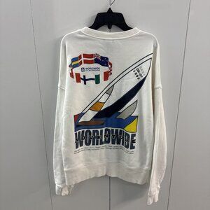 HM Worldwide Adventure Oceanic Yacht Race 92 Crewneck Sweatshirt Size Small
